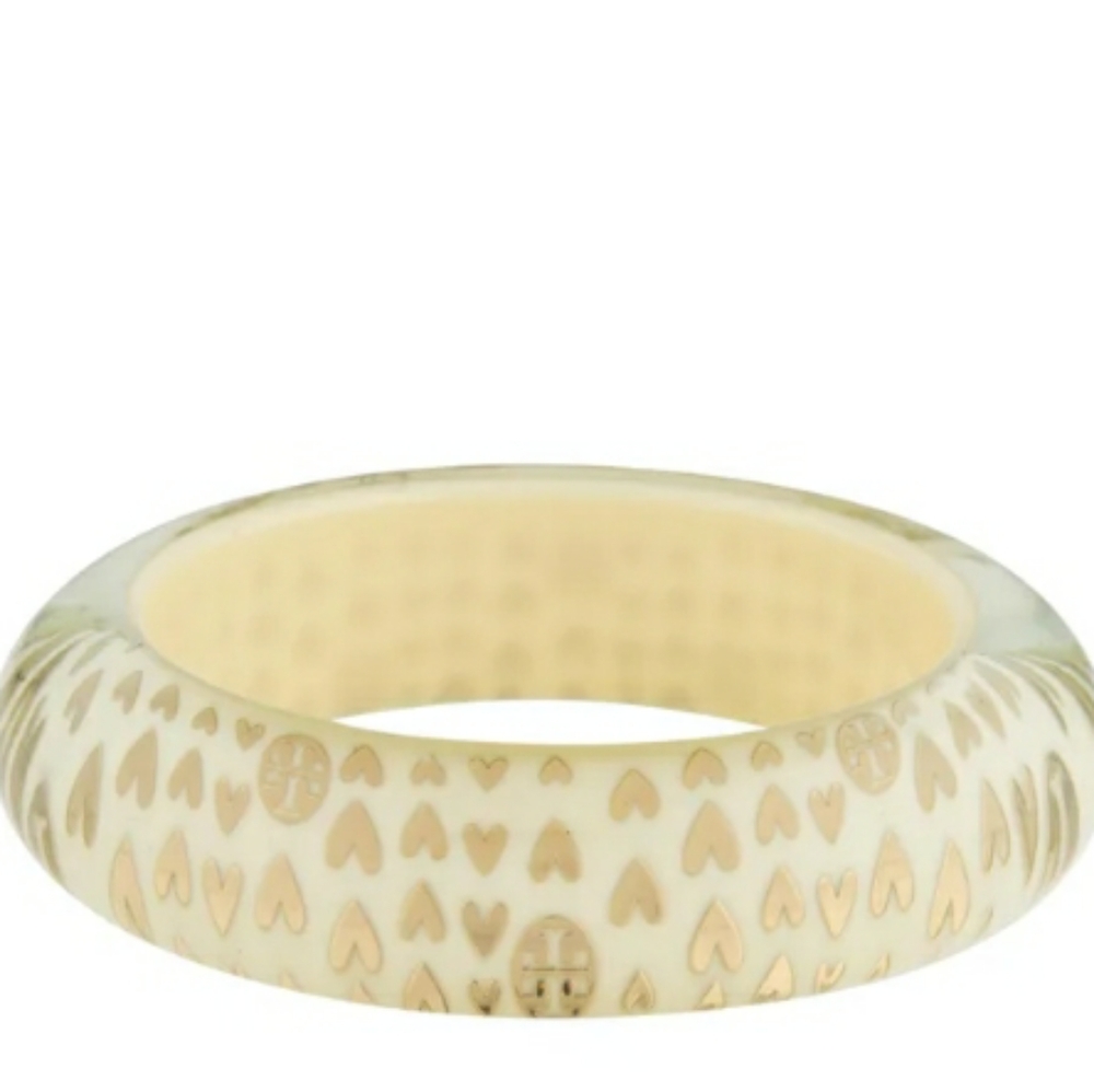 Retired Tory Burch Statement Logo Floating Hearts… - image 3